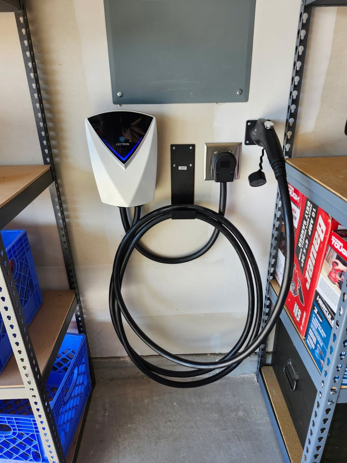 New Lectron Level 2 EV Charger Installation